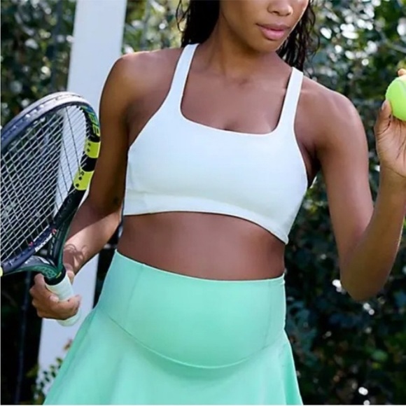 FP Movement x Hatch Never Better Square Neck Maternity Bra Size S White NEW - Picture 7 of 7